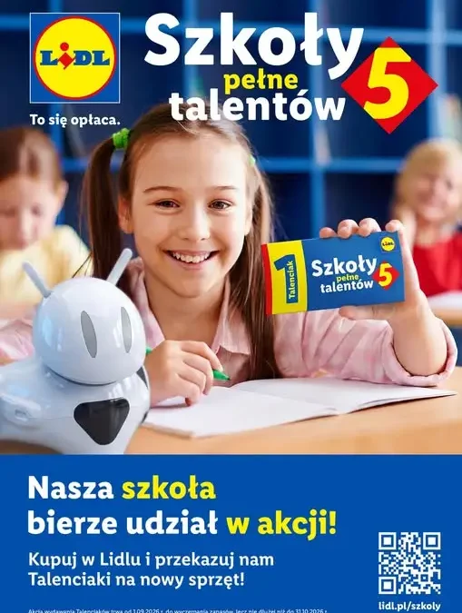 Szkoła w Miedznej ponownie zbiera Talenciaki dla uczniów