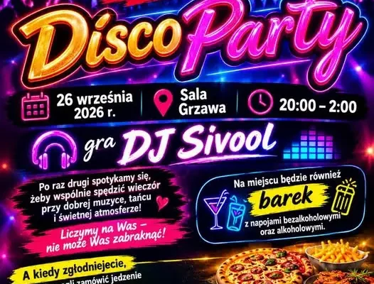 Disco Party w Miedźnej – OSP zaprasza już w tę sobotę