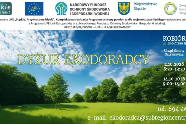 Bezpłatne konsultacje z ekodoradcą w Gminie Kobiór – sprawdź terminy