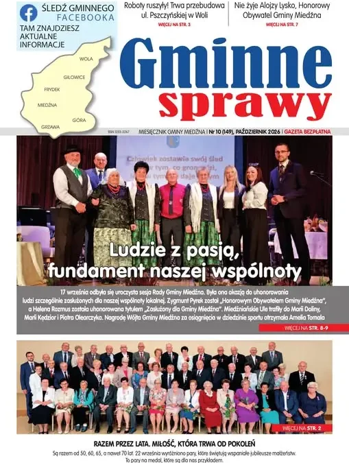 Październikowy numer „Gminnych Spraw” już dostępny – sprawdź, co w środku