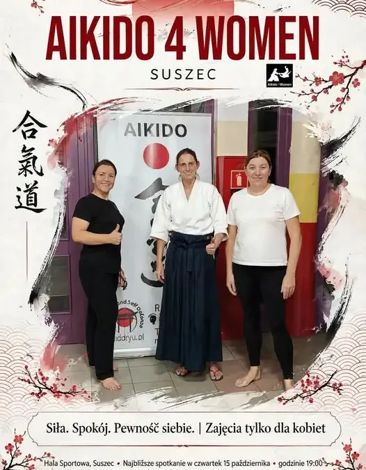 Aikido dla kobiet w Suszcu – pierwsze zajęcia za nami, kolejne już w czwartek