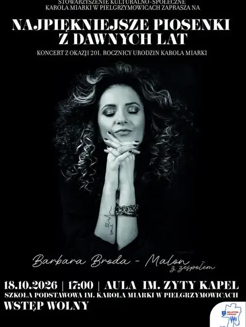 Koncert z okazji 201. rocznicy urodzin Karola Miarki w Pielgrzymowicach
