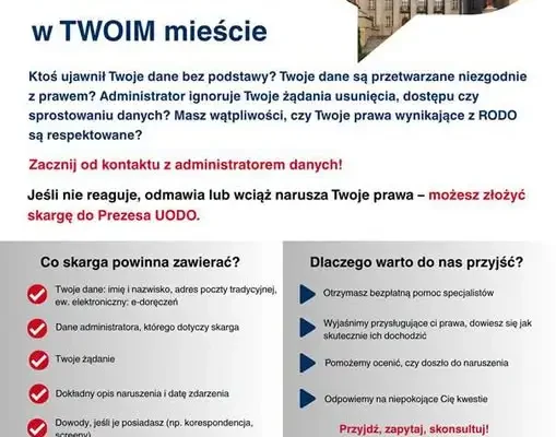 Bezpłatne konsultacje o ochronie danych osobowych w Katowicach