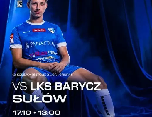 KS Panattoni Goczałkowice-Zdrój zagra z LKS Barycz Sulów. Mecz już w sobotę