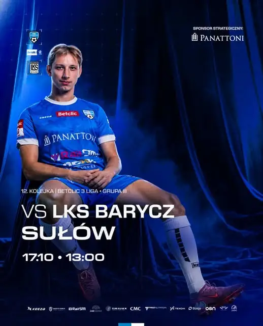 KS Panattoni Goczałkowice-Zdrój zagra z LKS Barycz Sulów. Mecz już w sobotę