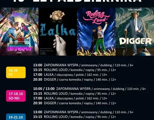 Repertuar kina PCKul w Pszczynie na tydzień 16–22 października