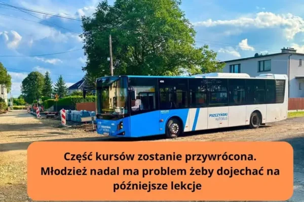 Studzienice: część autobusów wróci, ale mieszkańcy wciąż czekają na pełne połączenia