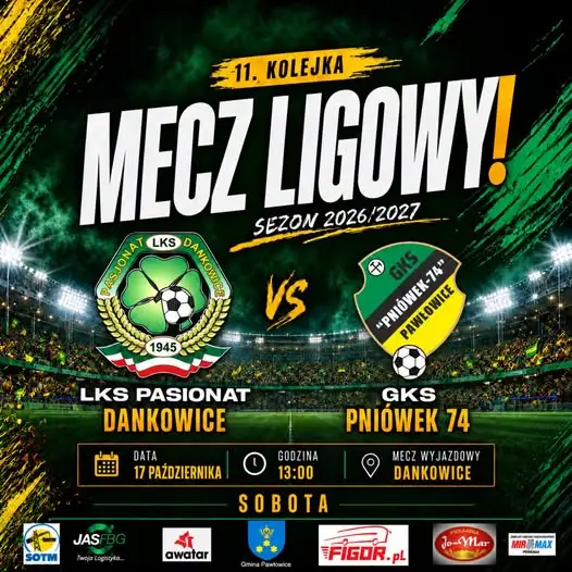 GKS Pniówek 74 zagra w Dankowicach. 11. kolejka V ligi śląskiej