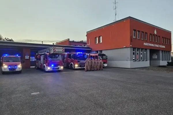Pszczyńscy strażacy oddali hołd kolegom poległym w Nisku