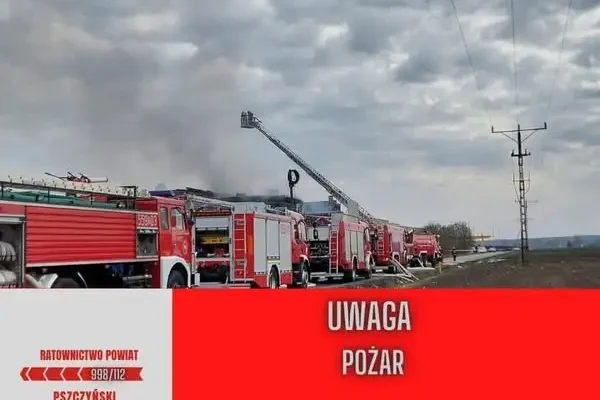 Pożar budynku w Studzienicach – interwencja służb ratunkowych