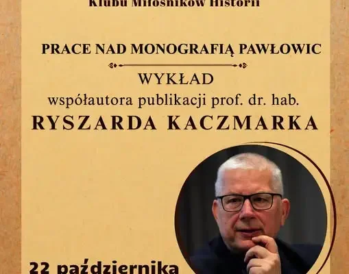 Pawłowice: spotkanie o monografii gminy z prof. Ryszardem Kaczmarkiem