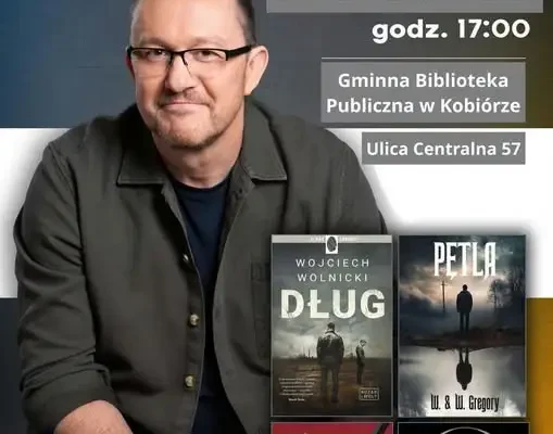 Wojciech Wolnicki spotka się z czytelnikami w Kobiórze