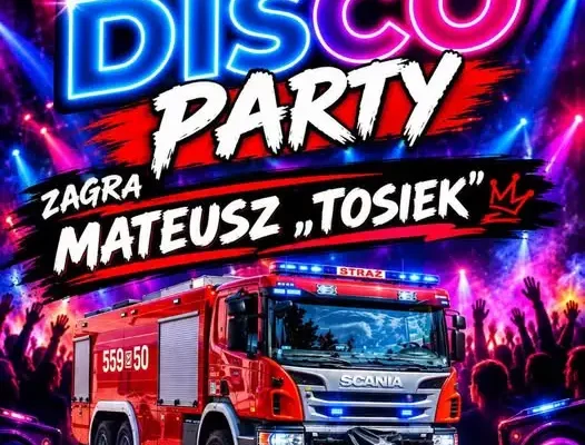 Disco Party w Grzawie już dziś – OSP Miedźna zaprasza na ostatnią imprezę roku