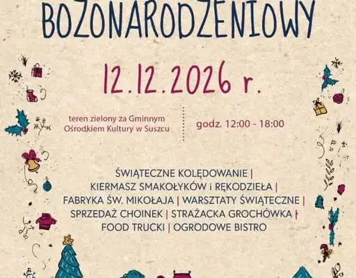 Jarmark Bożonarodzeniowy w Suszcu: rusza nabór wystawców