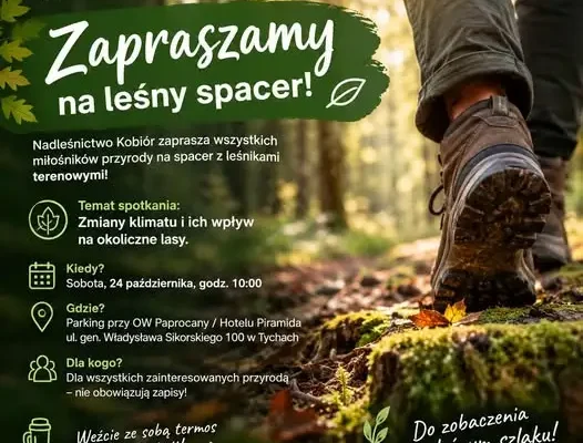 Leśny spacer z leśnikami w Kobiórze – 24 października