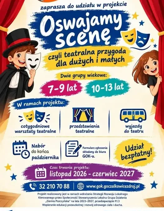 Teatralna przygoda dla dzieci z powiatu pszczyńskiego – trwa nabór