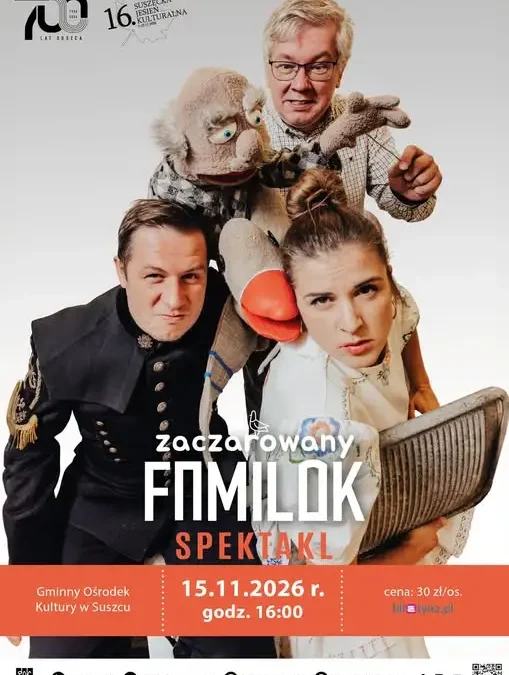 „Zaczarowany familok” – rodzinny spektakl po śląsku w Gminnym Ośrodku Kultury w Suszcu